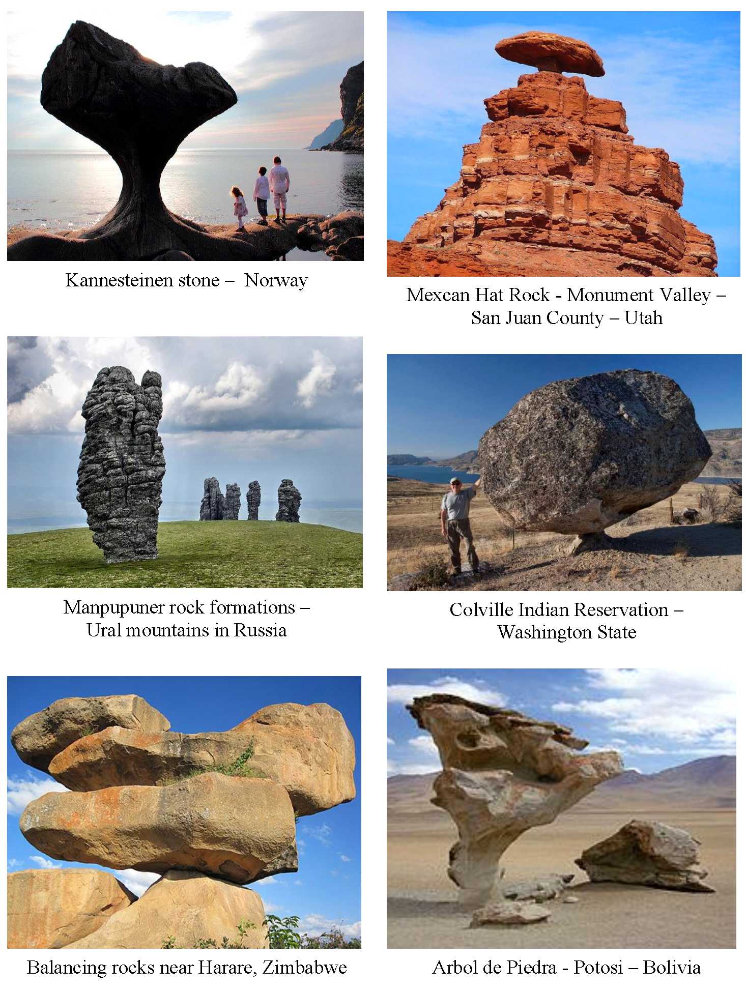 Balancing Rocks